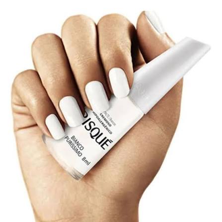 Risqué Esmalte Cremoso: Bianco Puríssimo (8ml)